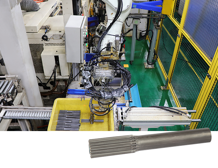 中空シャフト 一貫生産ライン